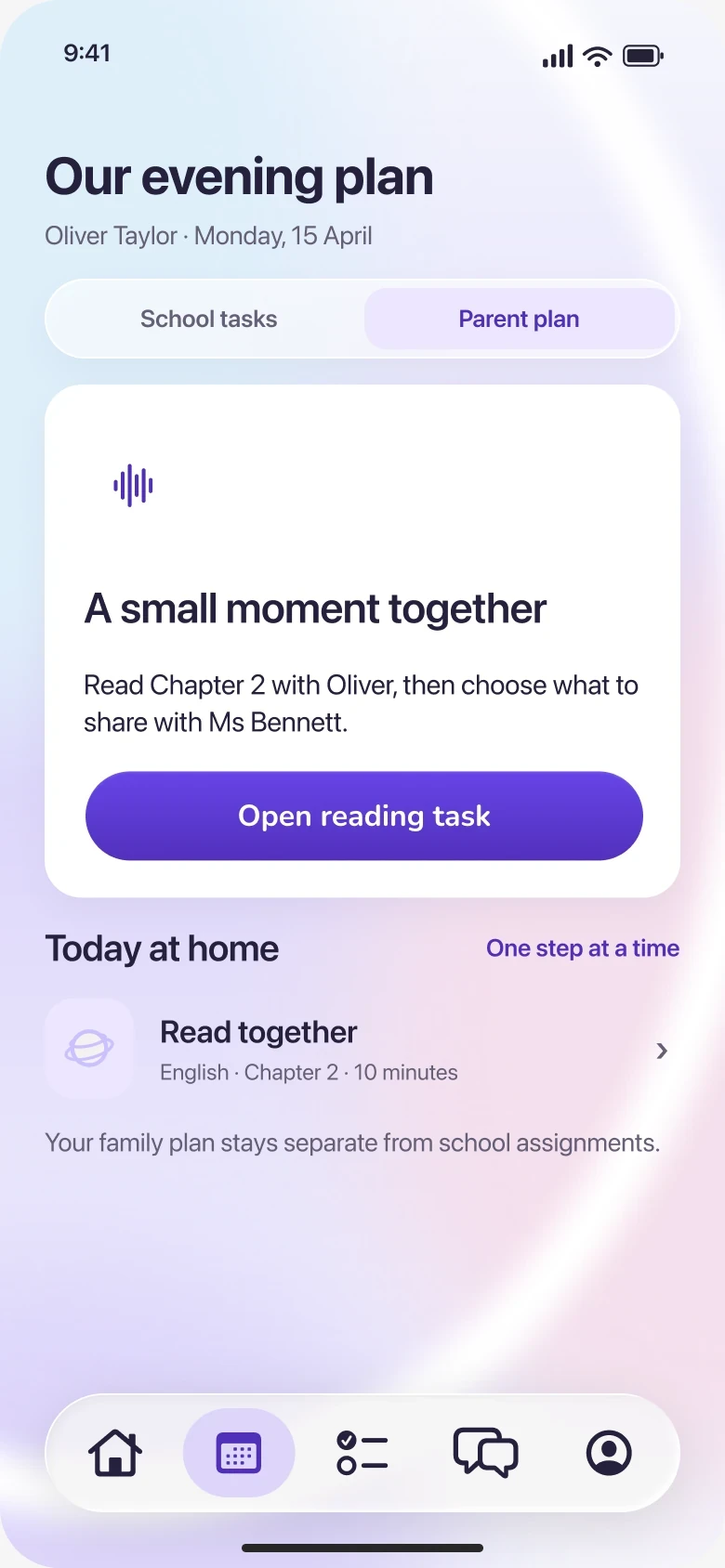 Nova: Parent plan